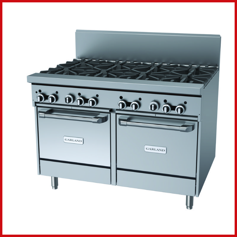 Garland GF48-8LL Range Oven - 8 Open Burners